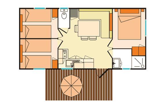 Mobil Home Sgb La Boissiere-de-Montaigu Eksteriør billede